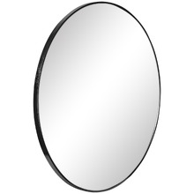 Linda Round Stainless Steel Wall Mirror